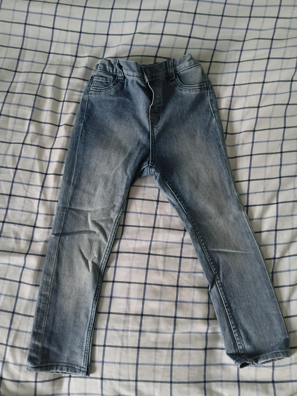 H&M Kids Light Blue Pull-on Elastic Waist Jeans Size 3/4 Years
